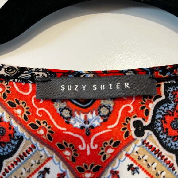 Suzy Shier | Open Front Kimono-Style Cover Up - Picture 13 of 13